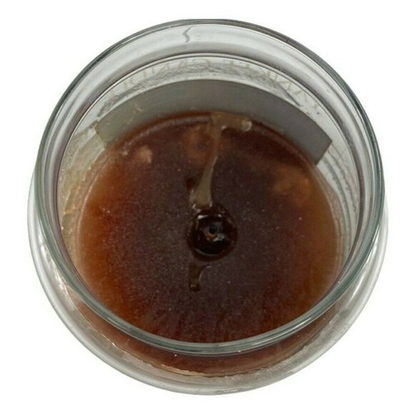 Yankee Candle Warm Woolen Mittens 22oz Jar Candle Half Used HTF Retail Label - Picture 3 of 4